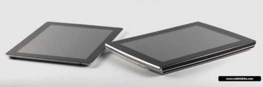 Андроид планшет Asus Eee Pad Slider сравнить с iPad2