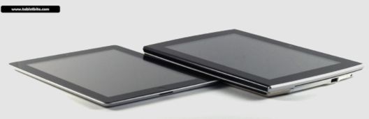 планшет Asus Eee Pad Slider против iPad2