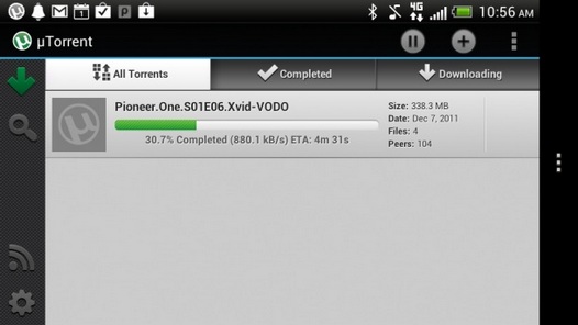 µTorrent для Android
