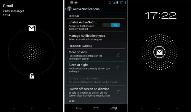 ActiveNotifications - имитация функции Active Display от Moto X на любом устройстве с Android 4.1 и выше.