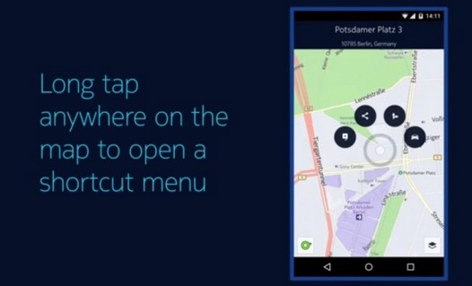 Программы для Android. Карты Nokia HERE обновились, получив новое и удобное контекстное меню