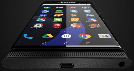 Android cлайдер BlackBerry с изогнутым экраном, 18-Мп основной камерой и процессором Snapdragon 808 на подходе