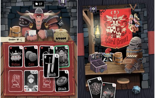 Новые игры для Android. Увлекательная карточная игра Card Crawl доступна для скачивания в Play Маркет бесплатно