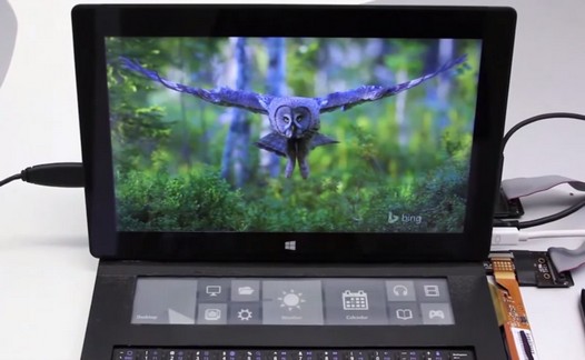 Display Cover. Чехол-клавиатура для планшетов со встроенным сенсорным E-Ink дисплеем