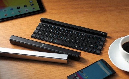 LG Rolly – компактная и складная Bluetooth клавиатура для планшетов и смартфонов