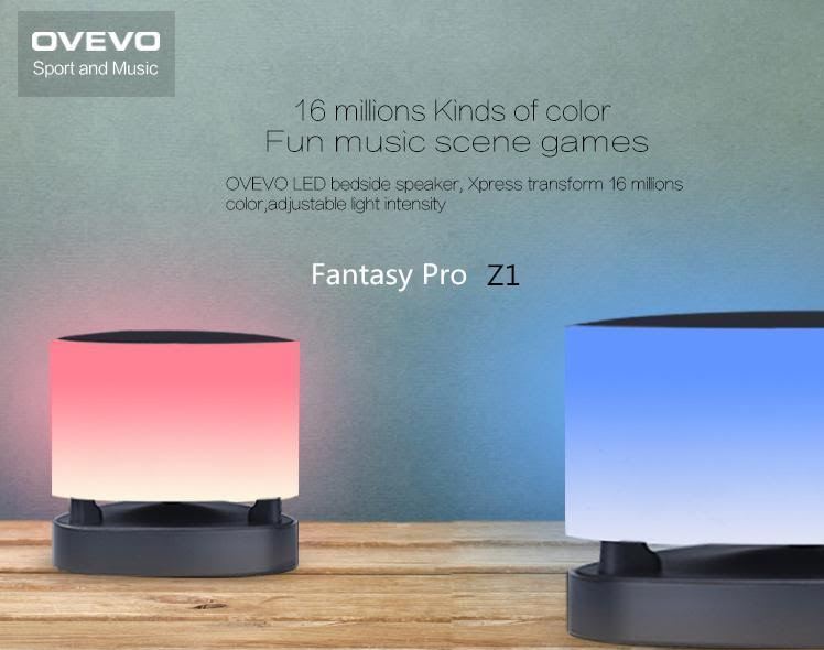 Ovevo Fantasy Pro Z1. Компактная Bluetooth колонка с функциями ночника и будильника