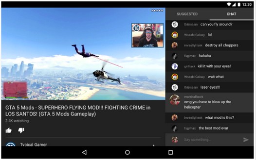 YouTube Gaming появилось в Apple App Store и Google Play Маркет
