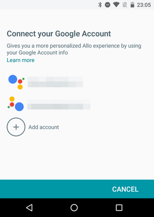 Google Allo будет иметь привязку к аккаунту Google
