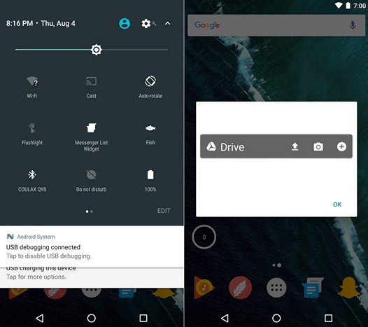 Новые программы для Android. Quidgets поможет разместить экранные виджеты в плитках шторки быстрых настроек Android Nougat