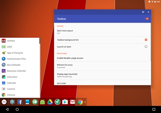 Android — советы и подсказки. Режим запуска приложений в отдельных плавающих окнах в Android 7.0 Nougat можно включить с помощью Taskbar