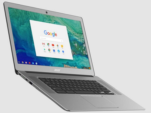 Acer Chromebook 15. Обновленная модель хромбука получила тонкий корпус и поддержку Google Play Маркет «из коробки»