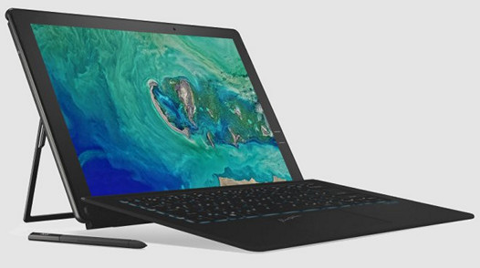 Acer Switch 7 Black Edition. Конвертируемый в ноутбук планшет со съемной клавиатурой, процессором Intel Kaby Lake-R и видеоадаптером NVIIDA GeForce MX150