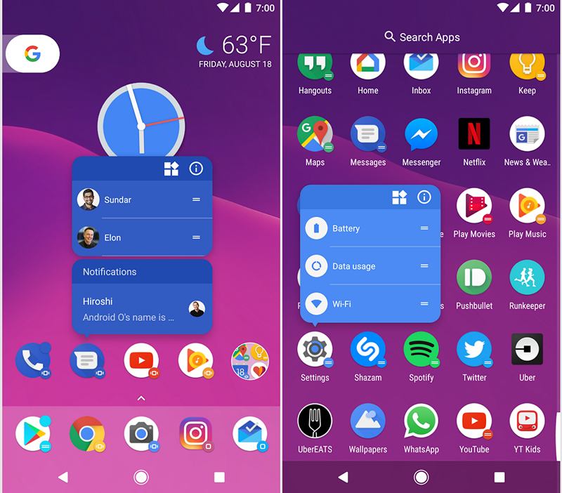 Лучшие приложения для Android. Лончер Action Launcher обновился до версии 27.1: погодный виджет и расширенная поддержка закладок в приложениях в стиле Android O и прочие изменения и улучшения