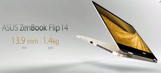 Asus Zenbook Flip 14. Компактный, конвертируемый в планшет ноутбук с дискретным видеоадаптером NVIDIA GeForce