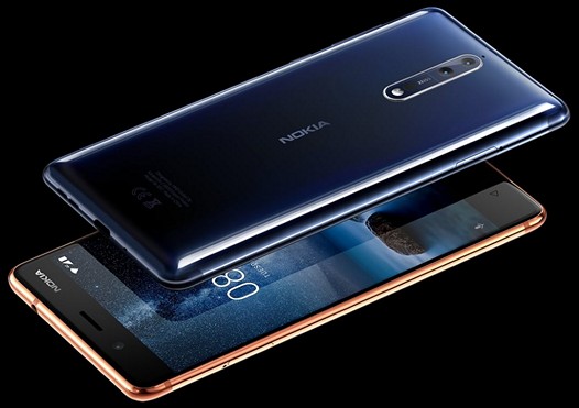 Nokia 8. 5.3-дюймовый смартфон флагманского уровня с двойной камерой оснащенной оптикой от ZEISS 