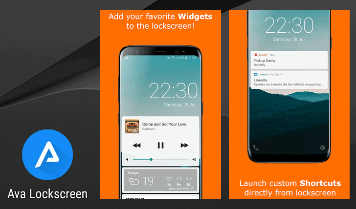 Приложения для Android. Ava Lockscreen – виджеты и ярлыки для запуска приложений на экране блокировки вашего смартфона или планшета