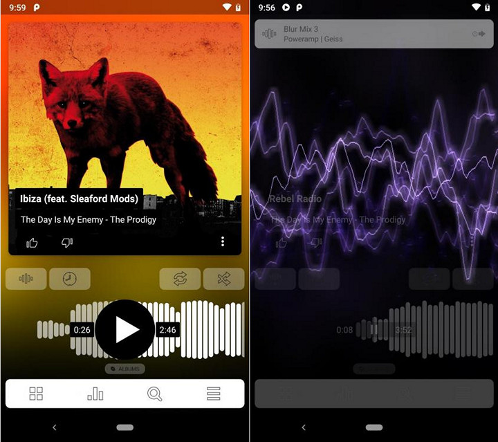 Приложения для Android. Poweramp v3 beta выпущен. Классический музыкальный плеер с новым дизайном (Скачать APK)