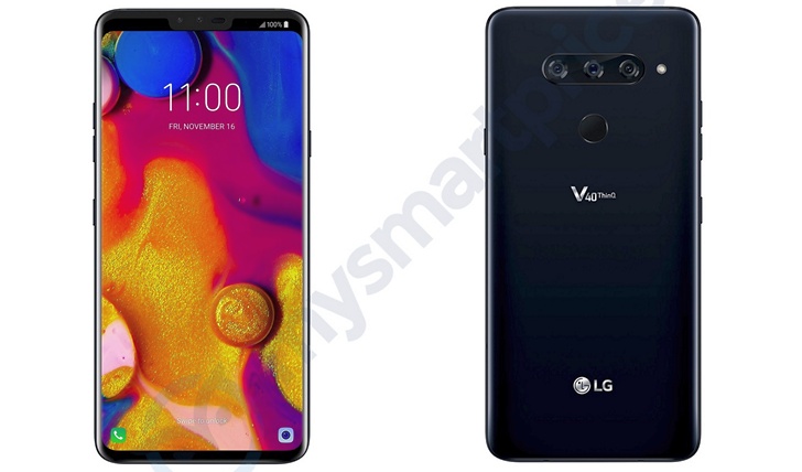 LG V40 ThinQ получит тройную камеру и дисплей в стиле LG G7 