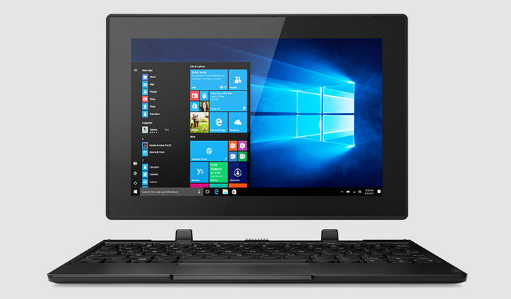 Lenovo Tablet 10. Конвертируемый в ноутбук Windows планшет с процессором Intel Gemini Lake на борту за $449 и выше