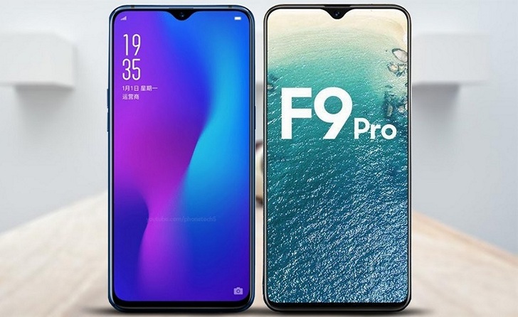 Oppo F9 и Oppo F9 Pro официально: экран с полукруглым вырезом и поддержка технологии быстрой зарядки VOOC