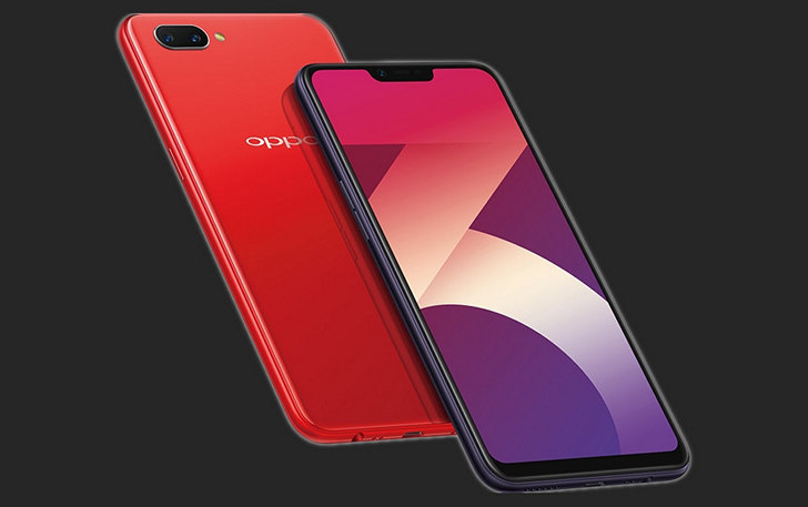 Oppo A3s. Недорогой смартфон с дизайном в стиле iPhone X