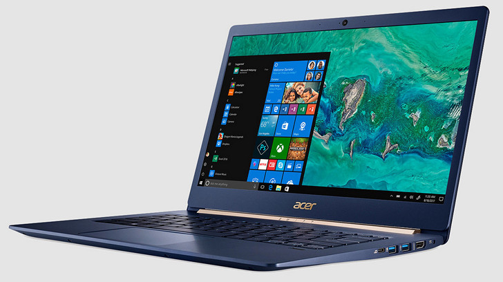 Сверхлегкий Acer Swift 5, ноутбуки Acer Swift 3 и Acer Aspire будут показаны на выставке IFA 201