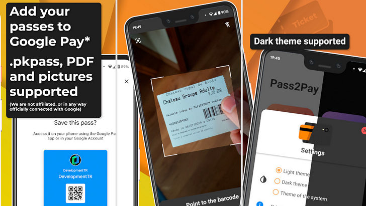 Новые приложения для Android. Pass2Pay поможет сохранить все ваши пропуска и билеты и подружить их с Google Pay