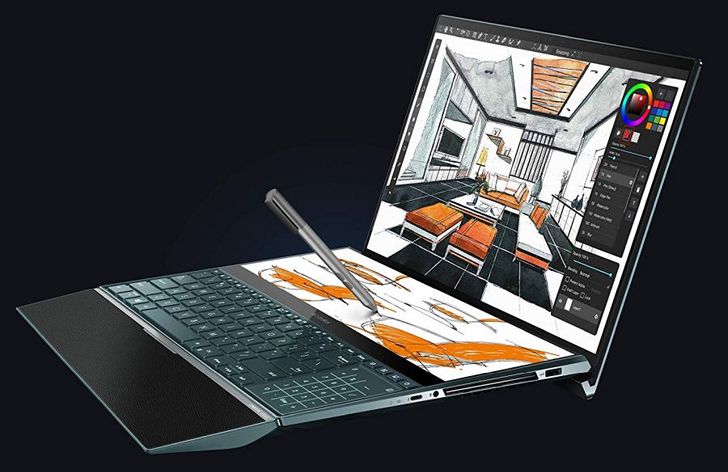 Asus ZenBook Pro Duo. Ноутбук с мощной начинкой и двумя дисплеями начинает поступать в продажу. Цена: $2500 и выше