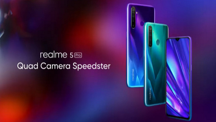 Realme 5 и Realme 5 Pro. Самый дешевый смартфон оснащенный камерой с четырьмя объективами и его более дорогая версия представлены официально. Цена: от $140