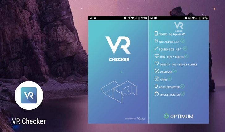 Проверить поддерживает ли ваш смартфон VR очки можно с помощью приложения VR Checker