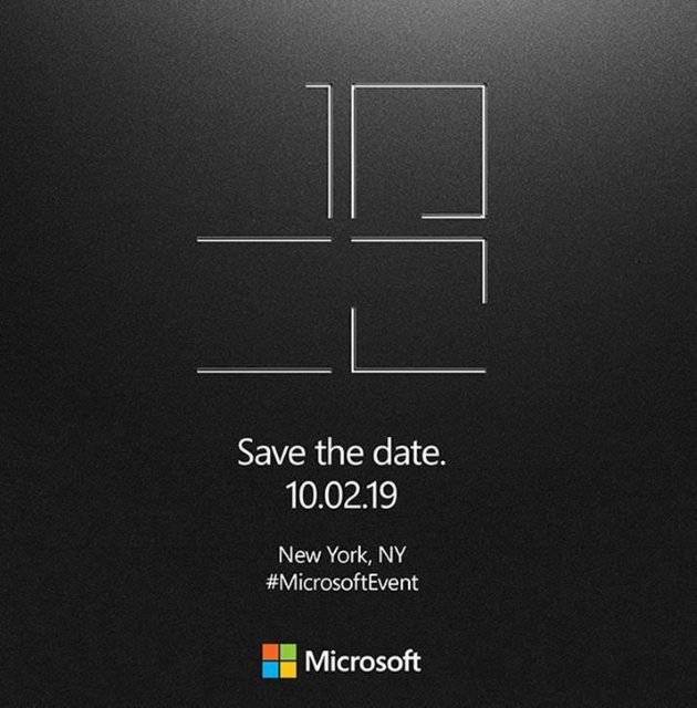 Новые планшеты и ноутбуки Microsoft Surface будут представлены в начале октября?