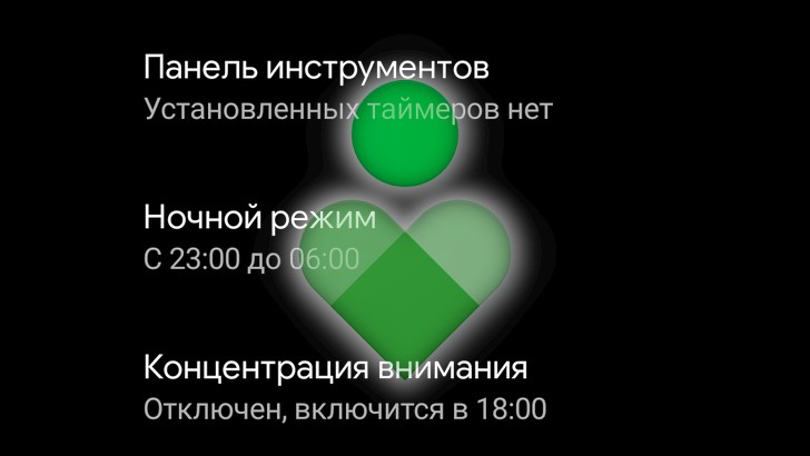 Цифровое Благополучие теперь позволяет приостановить режим концентрации внимания для отдельного приложения на 5 минут