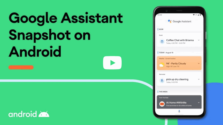 Google расширила возможности функции Assistant Snapshot 