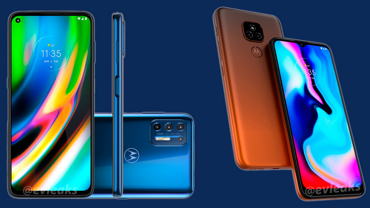 Motorola Moto G9 Plus и Moto E7 Plus. Так будут выглядеть готовящиеся к выпуску смартфоны