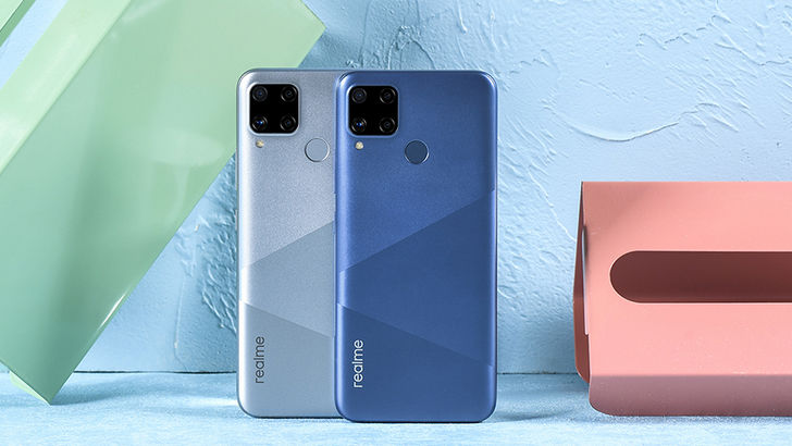 Realme C12 и Realme C15 официально. Процессор MediaTek Helio G35 от 3 ГБ оперативной памяти, камеры с тремя и более объективами, а также аккумулятор с емкостью 6000 мАч за $134 и выше