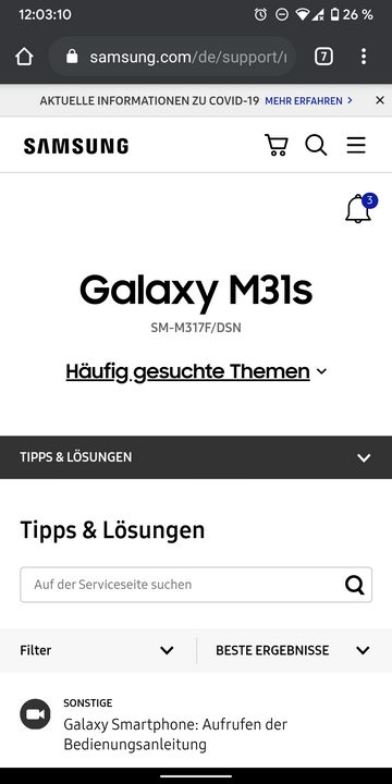Samsung Galaxy M31s. Недорогой смартфон с AMOLED-дисплеем, батареей емкостью 6000 мАч