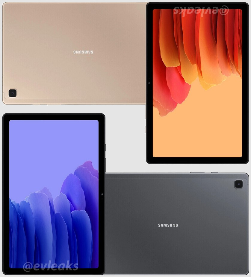 Samsung Galaxy Tab A7 2020 так будет выглядеть новый бюджетный планшет в корпусе золотистого и серого цвета