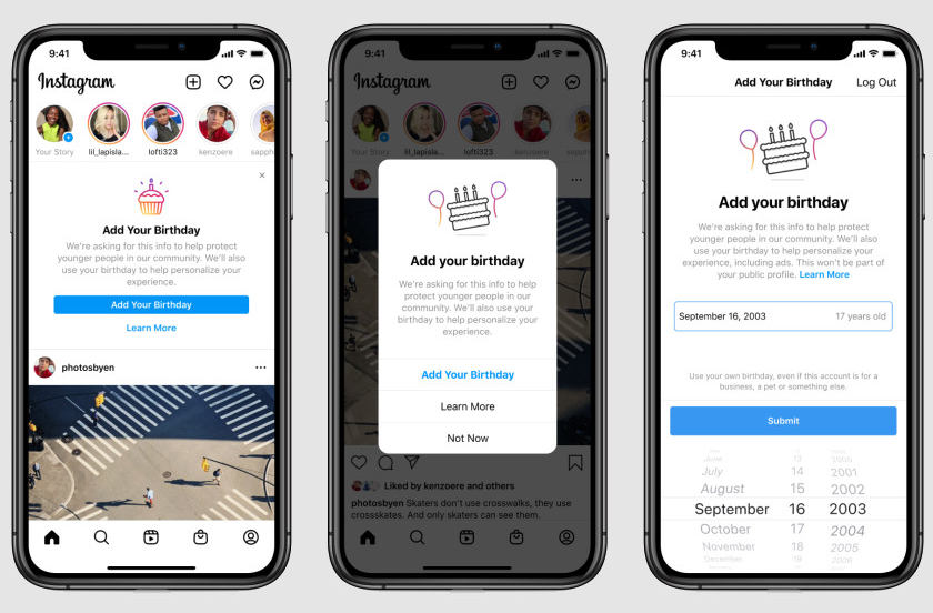Instagram делает вид, что пока еще не знает, когда у вас день рождения, но он узнает когда ты солжешь об этом