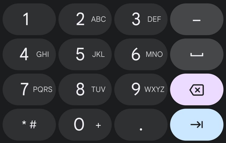 Android 12. Системная цифровая клавиатура для ввода паролей, PIN-кодов и номеров телефонов получила новый дизайн в стиле Material You