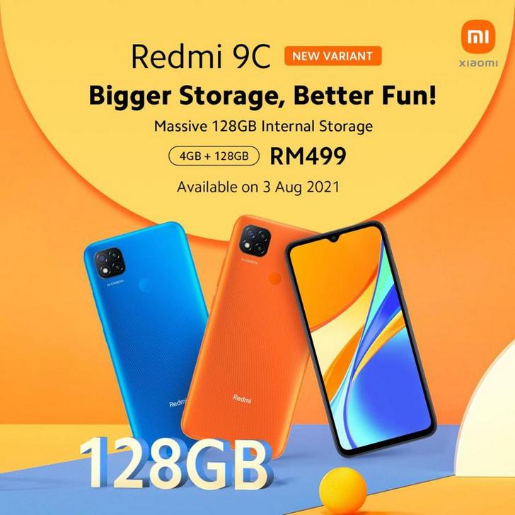Xiaomi Redmi 9C с 4 ГБ оперативной памяти на борту появился на рынке