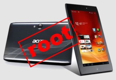 Планшетный компьютер Acer Iconia Tab A100 root права