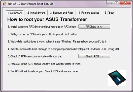 root Eee Pad Transformer