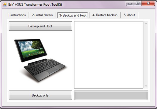 root права Asus Eee Pad