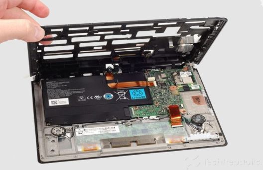 Разбираем планшет Sony Tablet S Планшетный ПК Sony Tablet S