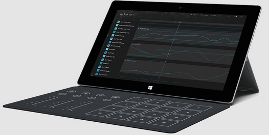 Microsoft Surface Music Kit – музыкальный сенсорный пульт для планшетов Microsoft Surface 2