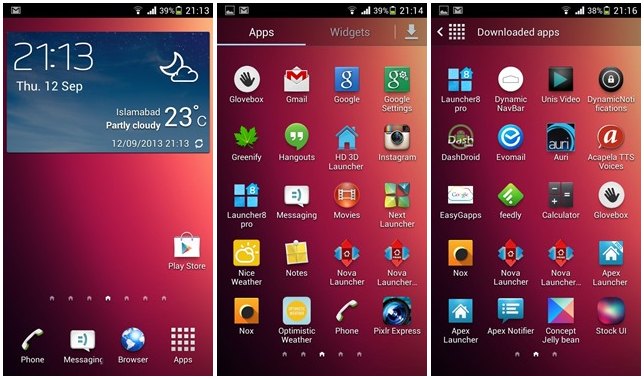 Как установить лончер Samsung TouchWiz 5 от Galaxy S4 на любое Android 4.1+ устройство 