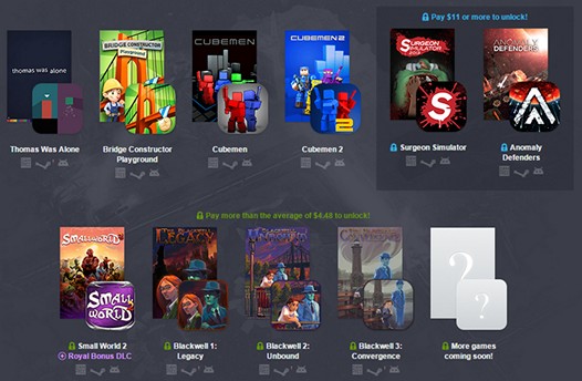 Humble Bundle для ПК и Android 11 выпущен. Anomaly Defenders, Thomas Was Alone, Surgeon Simulator и прочие игры со значительной скидкой