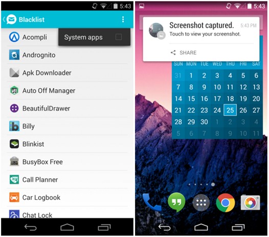 Программы для Android. HeadsUp: Уведомления в стиле Android L с черным списком приложений, которые не должны вас беспокоить