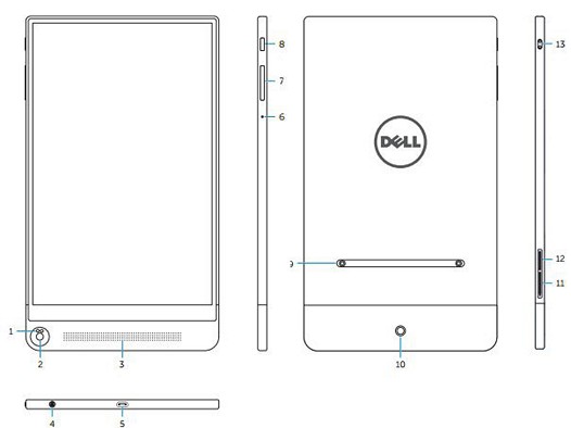 Dell Venue 8 7000 Series c 3D камерой на борту прошел сертификацию в FCC