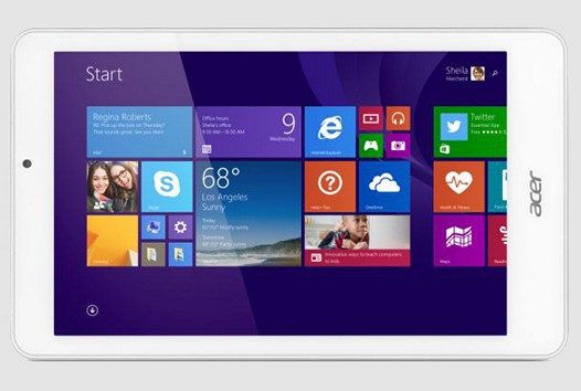 Acer Iconia Tab 8 W. Восьмидюймовый Windows 8.1 with Bing планшет с процессором Intel Atom по цене от $150